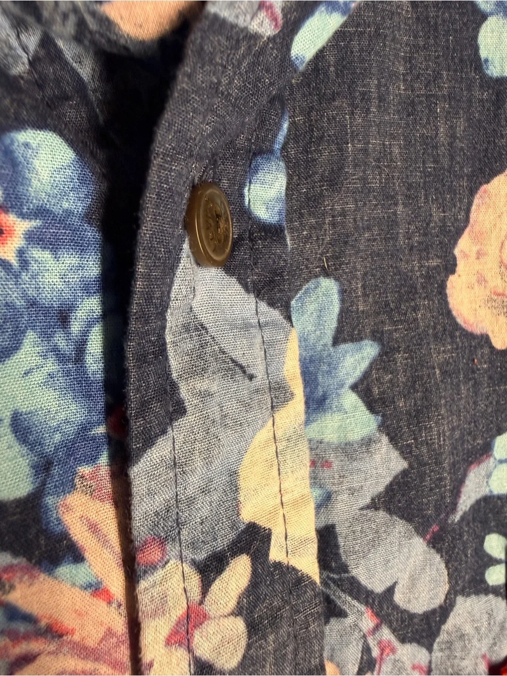 Vtg 90s Y2K Levis Tropical Vacation Beachy Whimsy Hawaiian Short Sleeve Shirt